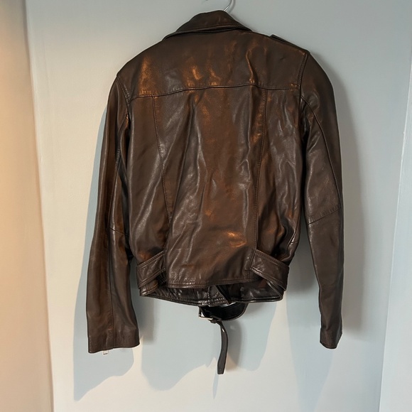 Gorgeous mint condition -All Saints Balfern Leather Jacket - Picture 15 of 16